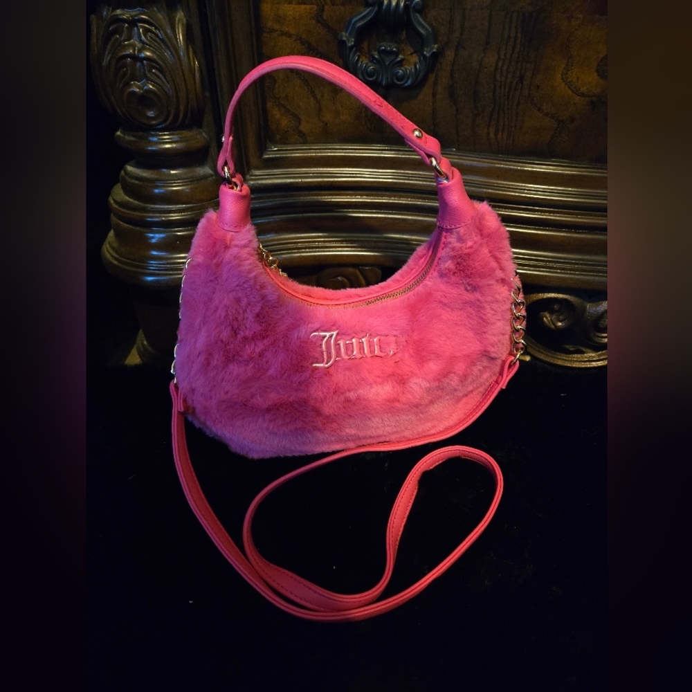 Juicy Couture Vibrant Pink Shoulder Bag